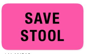 Save Stool Label