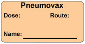 Pneumovax Vaccine Label