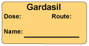 Gardasil  Immunization Label