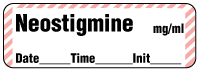Neostigmine mg/ml - Date, Time, Init.