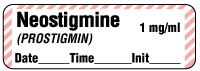 Neostigmine (PROSTIGMIN) 1 mg/ml  - Date, Time, Init.