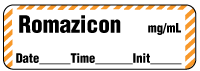 Romazicon mg/mL - Date, Time, Init. Anesthesia Label