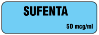 SUFENTA 50 mcg/ml Anesthesia Label