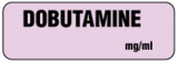 DOBUTAMINE mg/ml  Anesthesia Label