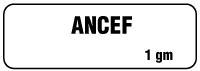 ANCEF 1gm