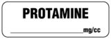 PROTAMINE mg/cc Anesthesia Label