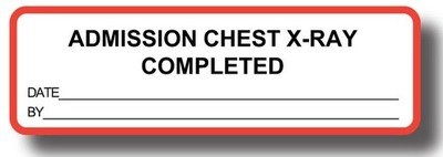 Admission Chest X-Ray Completed