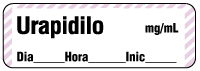Urapidilo  mg/mL - Date, Time, Init.