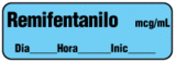 Remifentanilo mcg/mL -  Date, Time, Init.