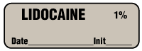 Lidocaine 1%