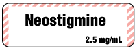 Neostigmine 2.5 mg/mL Anesthesia Label