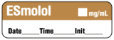 ESmolol  mg/mL - Date, Time, Init. Anesthesia Label