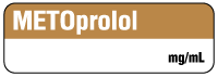 METOprolol  mg/mL Anesthesia Label