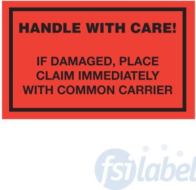 Handle With Care If Damaged...