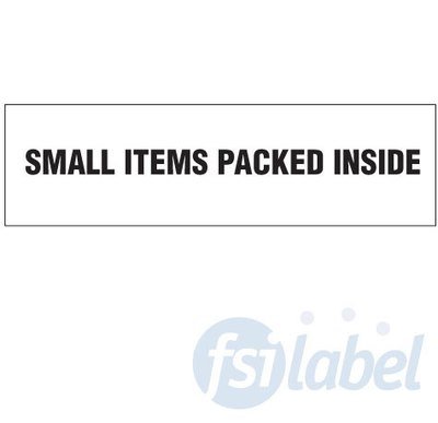 Small Items Packed Inside
