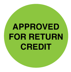 Approved For Return Credit