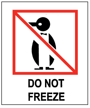 Do Not Freeze (with pic of penguin)