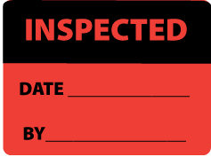 Inspected/Date____/By____