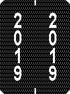 System 3400-20YR Year Code Labels (2019)