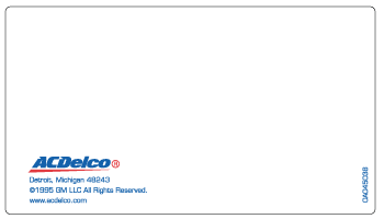 AC Delco Genuine Service Part 4 AC Delco Genuine Service Part 4
