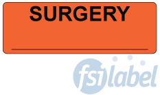 Surgery___ Label (Fl. Red)