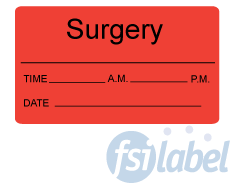 Surgery ___ /Time ____ / Date ____ Label