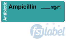 Antibiotic/ Ampicillin  mg/ml
