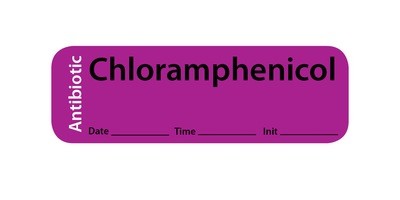 Antibiotic/ Chloramphenicol - Date, Time, Init.