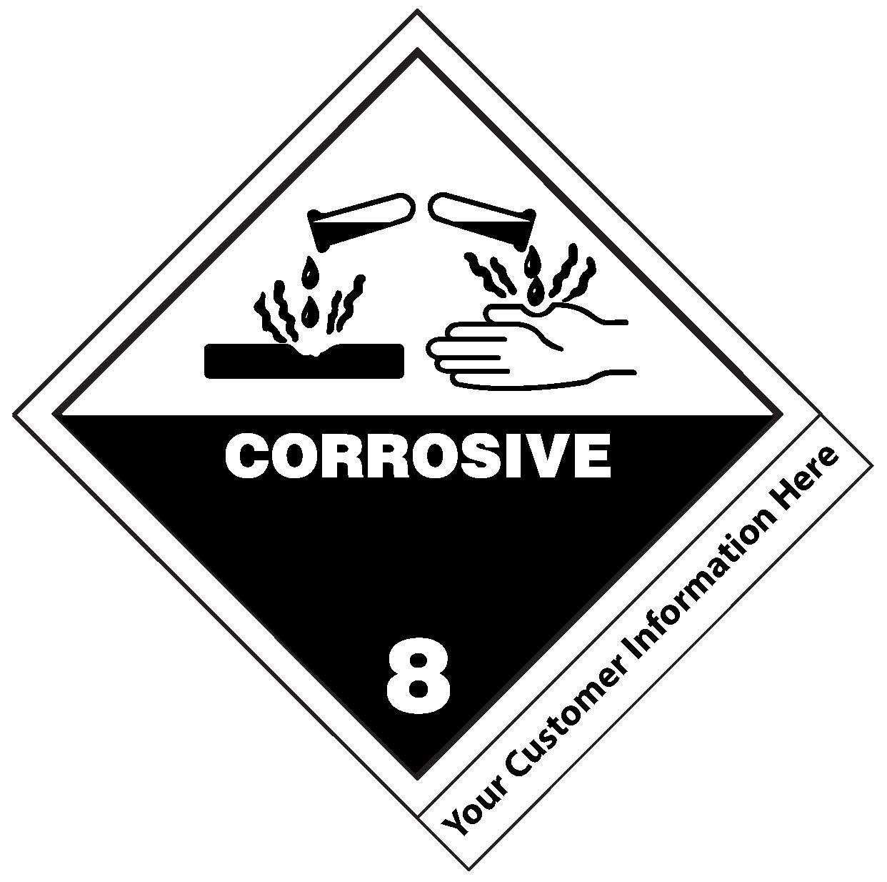 Corrosive Class 8 w/ IMPRINT