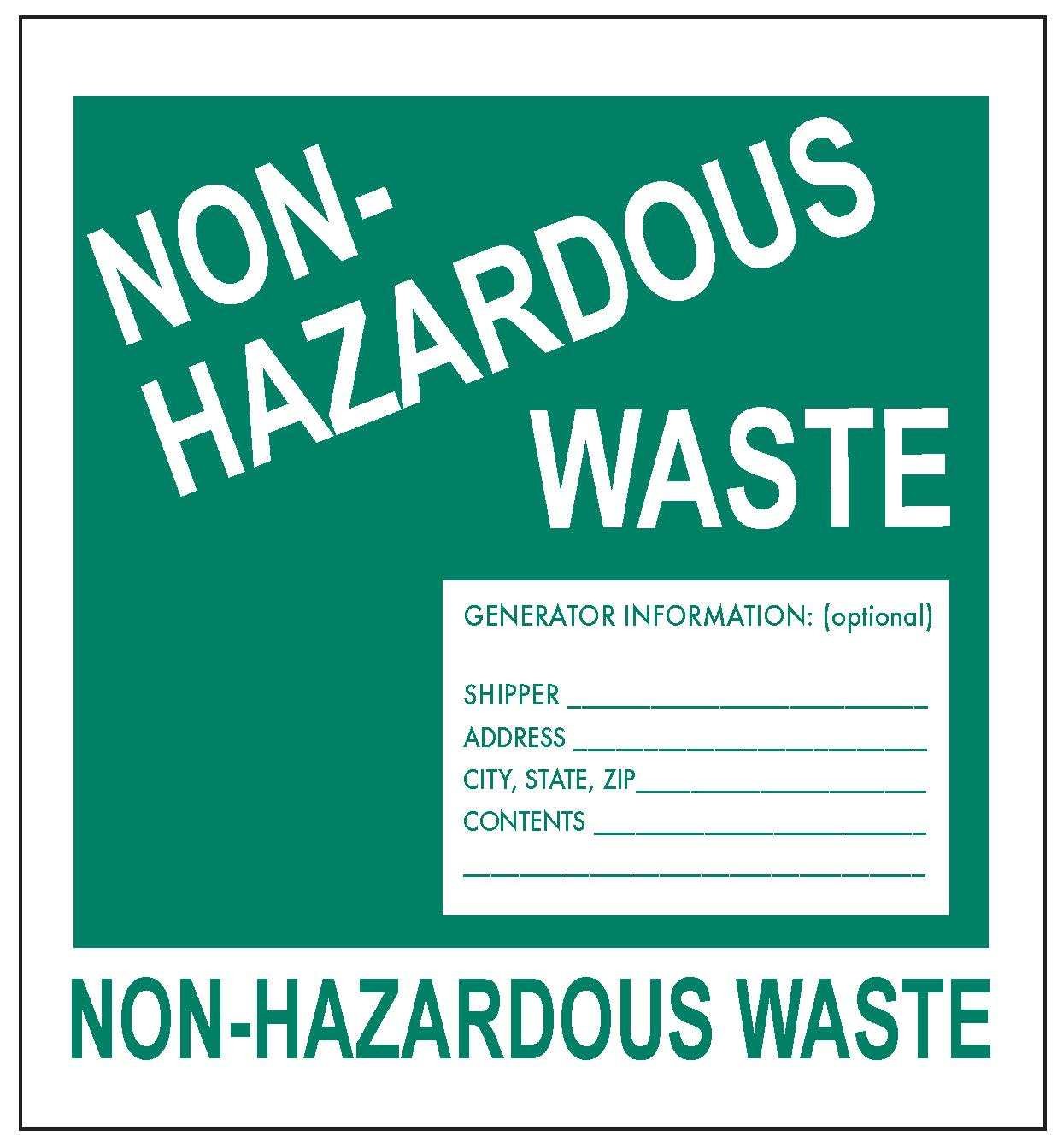 Non-Hazardous Waste