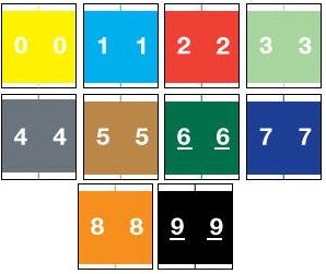 System 2000 Numeric Labels