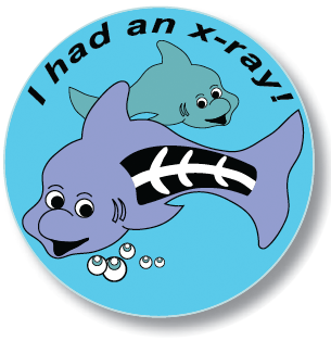 I had an X-ray Kiddie Stickers