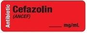 Cefazolin (ANCEF) mg/mL Syringe Label Cefazolin (ANCEF) mg/mL Syringe Label