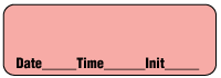 Blank (Red) - Date, Time, Int. Anesthesia Label Blank (Red) - Date, Time, Int. Anesthesia Label