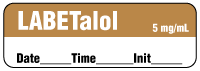 LABETalol 5 mg/mL - Date, Time, Init. Anesthesia Label