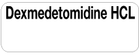 Dexmedetomidine HCL Anesthesia Label