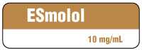 ESmolol  10 mg/mL Anesthesia Label