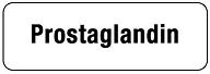 Prostaglandin Syringe Label