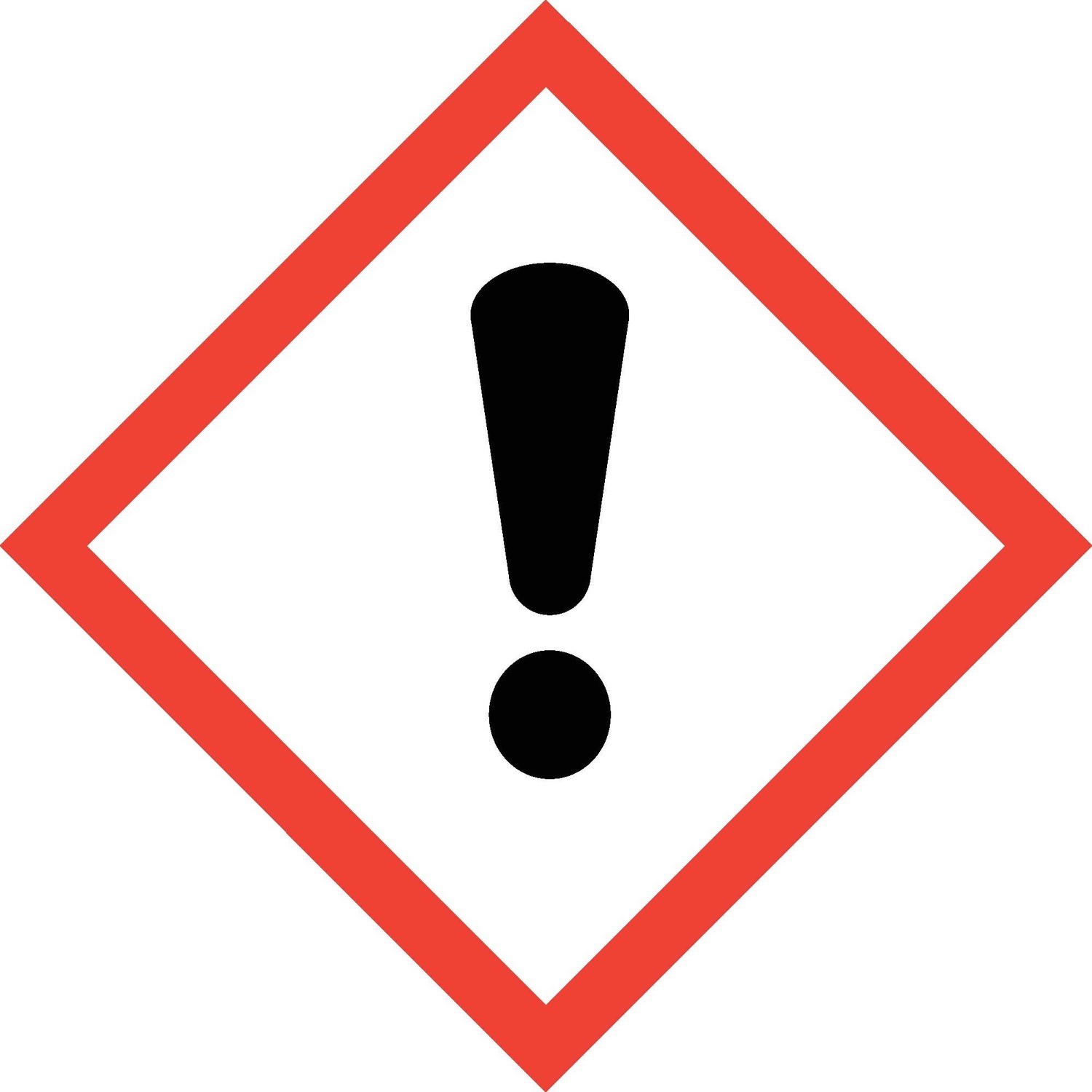 GHS Pictogram Label - Exclamation Mark, 1.25 GHS Pictogram Label - Exclamation Mark, 1.25" x 1.25"