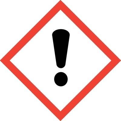 GHS Pictogram Label - Exclamation Mark, 2" x 2"