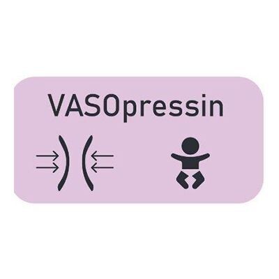Vasopressin Infusion Bag Label