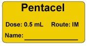 Pentacel Dose: 0.5 mL/Route: IM  Vaccine Label