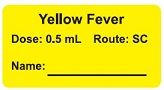 Yellow Fever Dose: 0.5 mL/Route: SC Vaccine Label