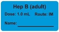 Hep B (adult) Dose: 1.0 mL/Route: IM  Vaccine Label