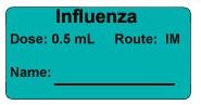 Influenza Dose: 0.5 mL/Route: IM  Vaccine Label