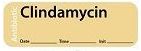 Clindamycin - Date, Time, Init. Antibiotic Syringe Label Clindamycin - Date, Time, Init. Antibiotic Syringe Label