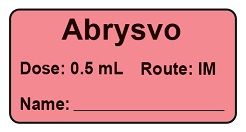 Abrysvo Dose: 0.5 mL/Route: IM