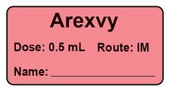 Arexvy Dose: 0.5 mL/Route: IM  Vaccine Label