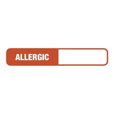 Allergic Label