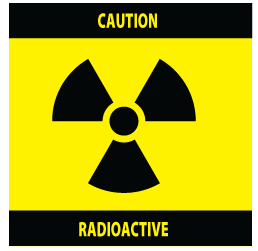 CAUTION/RADIOACTIVE Label